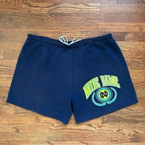 Vintage Notre Dame Lounge Shorts